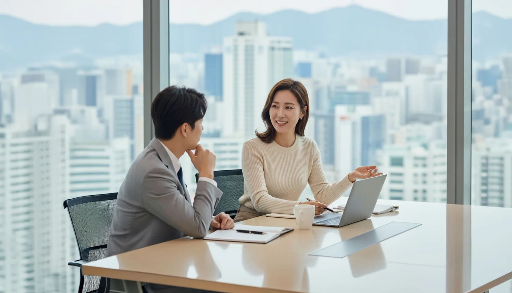 사업소개 대표 상담 이미지